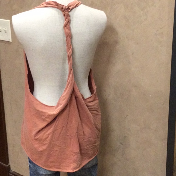 Unique dusty rust colored draping tank - Picture 3 of 4